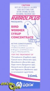 Vermifuges : produits naturels ou chimiques et posologie concernant les oiseaux à bec droit et exotiques