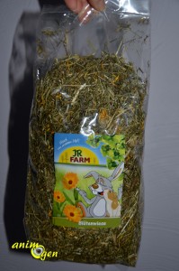 Alimentation pour lapins et rongeurs : foin et fleurs de prairie Blütenwiese, JR Farm (test, avis, prix)